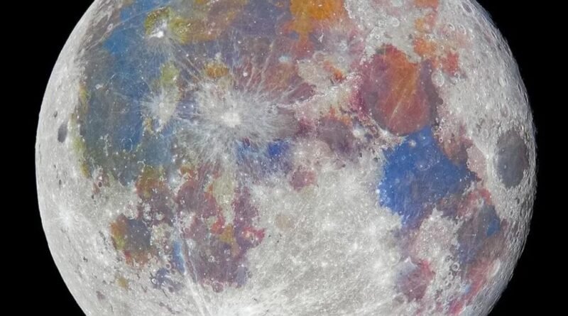 Imagens da Artemis II geram confusão ao mostrar Lua com aparência colorida