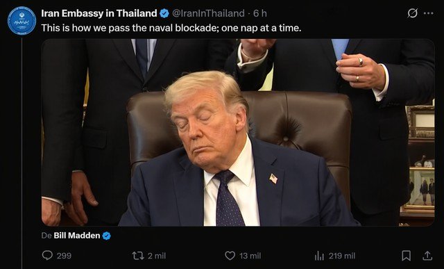 Irã dá lição a Trump: cochilos que quebram bloqueios navais em reunião VÍDEO
