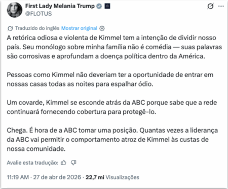 Jimmy Kimmel comenta sobre piada leve após pedido de demissão de Trump