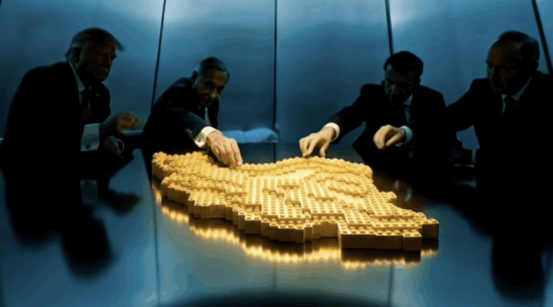 Líderes Trump, Netanyahu e Putin se unem em paródia sobre o Irã com temática da Lego