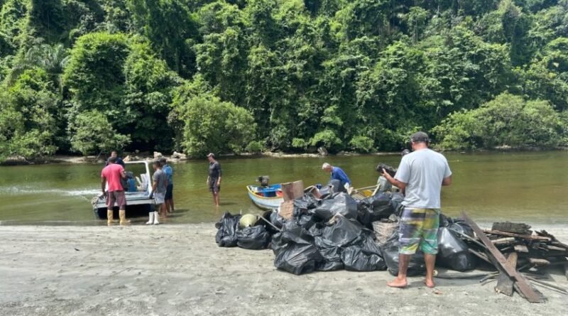Mar Sem Lixo remove 133 toneladas de resíduos do litoral paulista