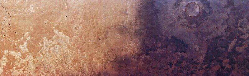 Marte revela vestígios de uma violenta história geológica no Sistema Solar, segundo imagem da NASA