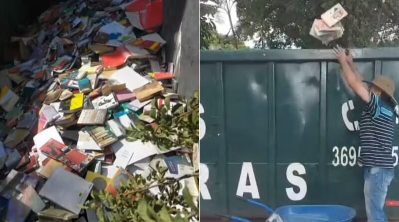 MP-SP investiga descarte de 40 mil livros pela prefeitura de Osasco