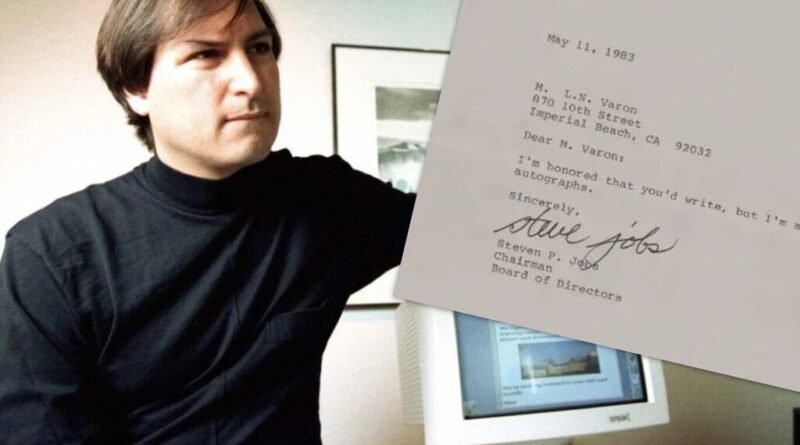 Steve Jobs rejeita pedido de autógrafo em 1983 com sarcasmo marcante