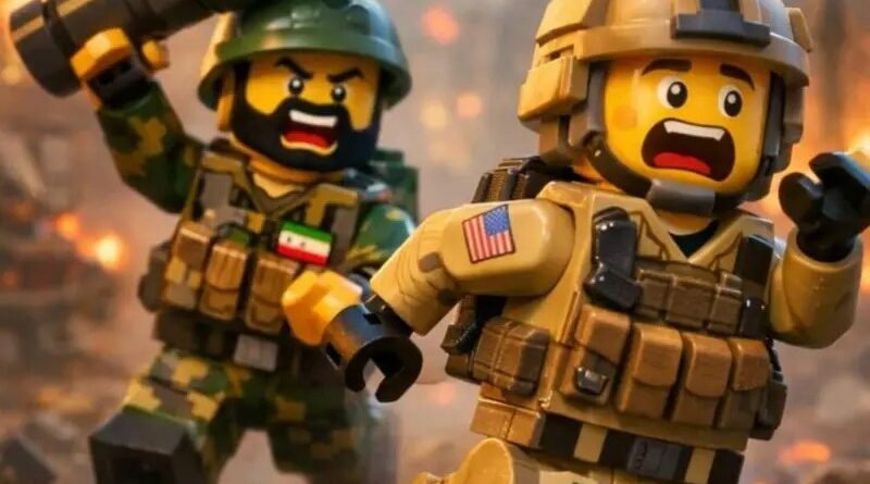 Vídeos virais de IA sobre a guerra do Irã em estilo Lego geram debate entre diversão e propaganda