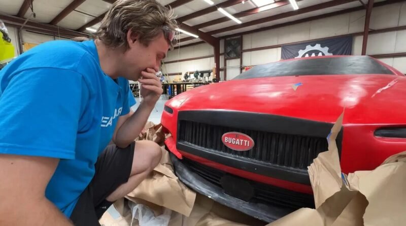 Youtuber com 11 milhões de inscritos adquire Bugatti na Temu e unboxing do carro não ocorre como esperado