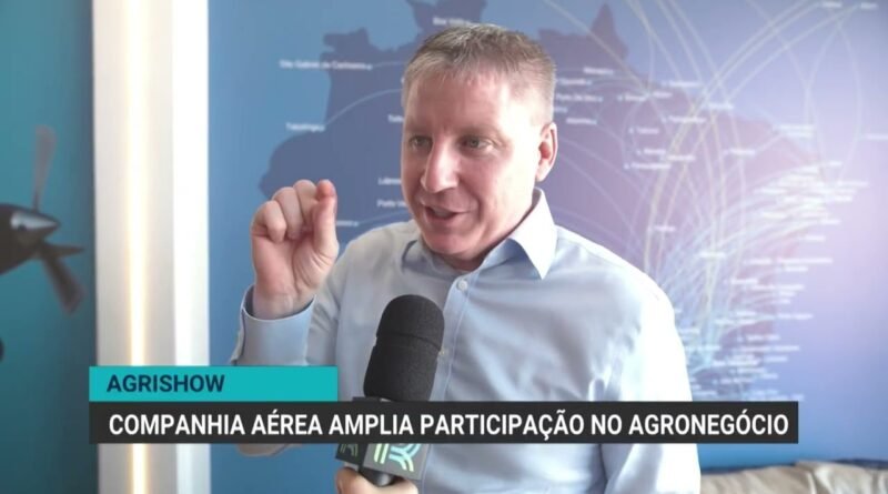 Agroindústria representa 70% do transporte de cargas enquanto companhia aérea expande operações