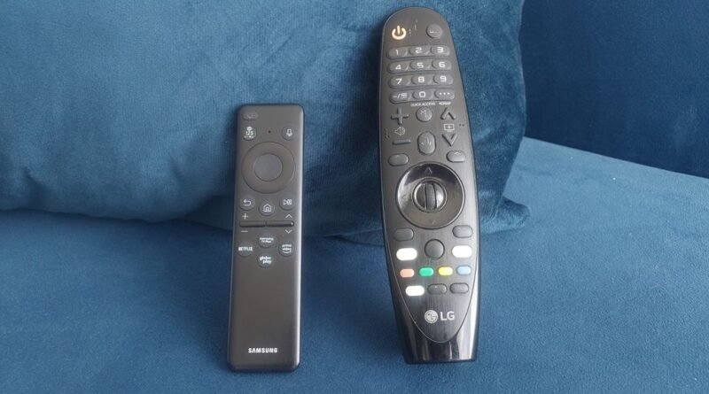Comparação entre LG Magic Remote e Samsung SolarCell: qual controle remoto de TV é mais eficiente?