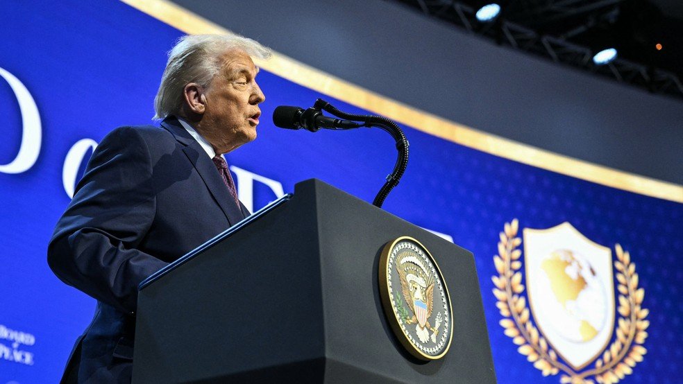 Trump discursa no Conselho da Paz em Gaza