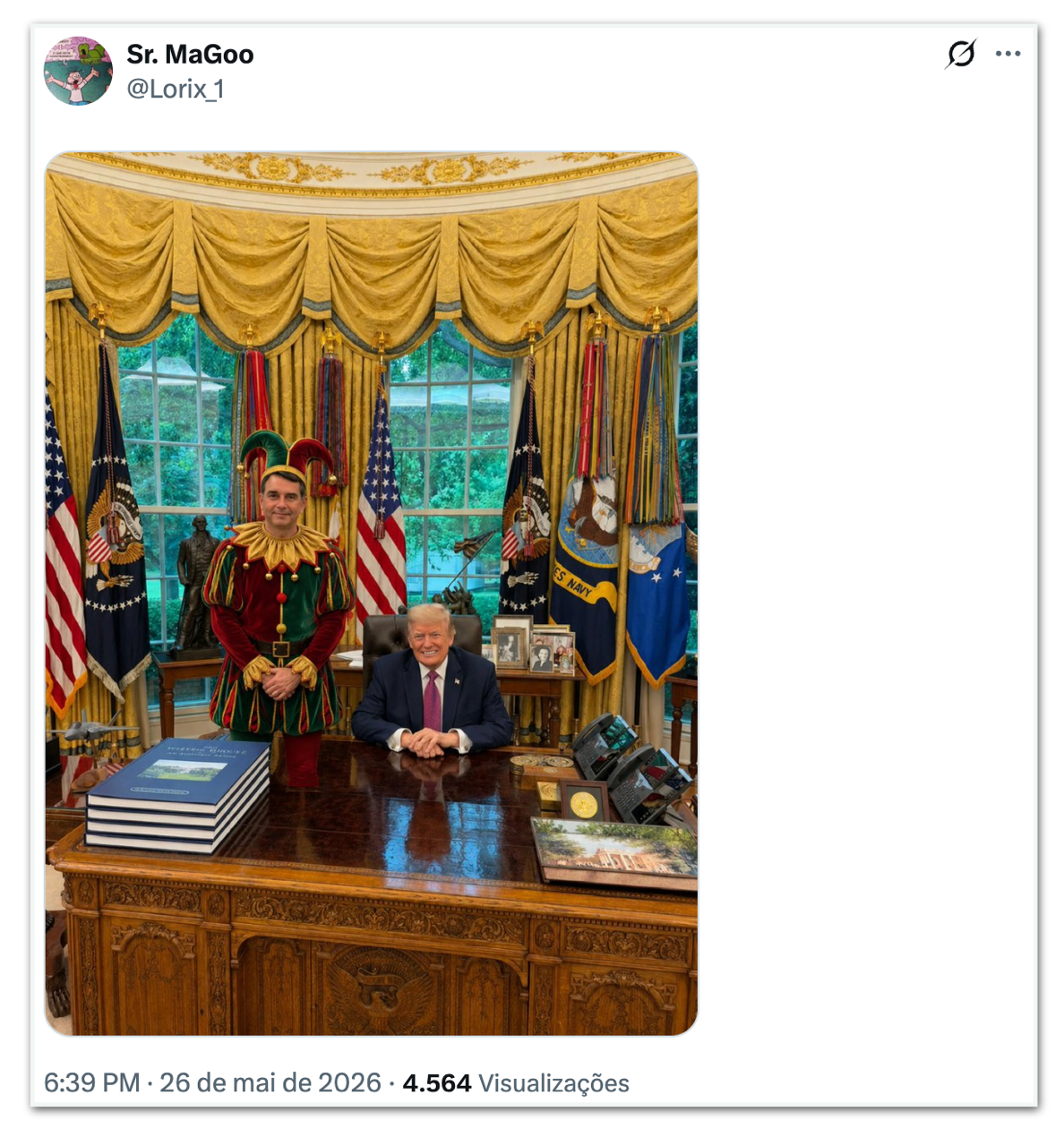Flávio Bolsonaro como bobo da corte