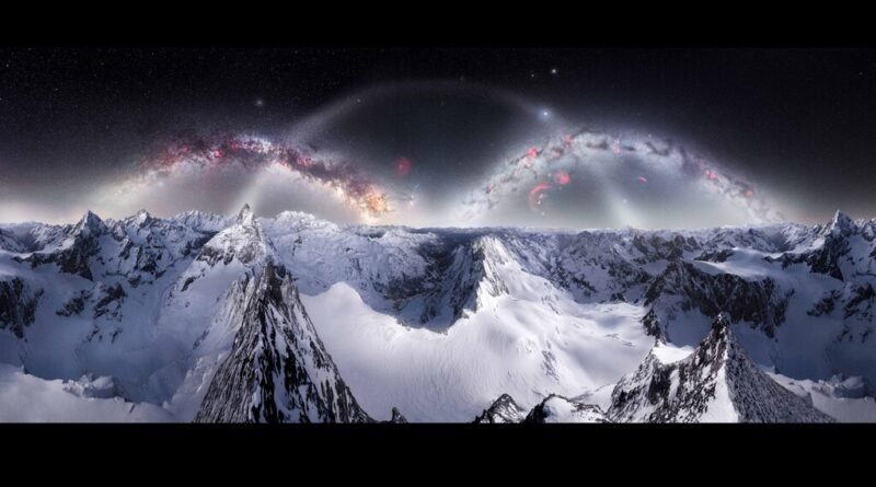 Fotógrafa desafia temperaturas de -28°C e altitude de 4 mil metros nos Alpes em busca da foto perfeita