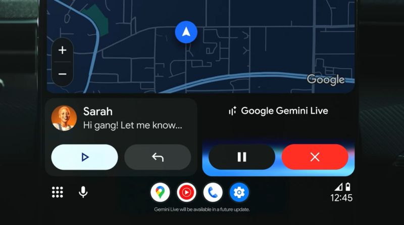 Gemini do Google levará inteligência artificial para dentro dos veículos