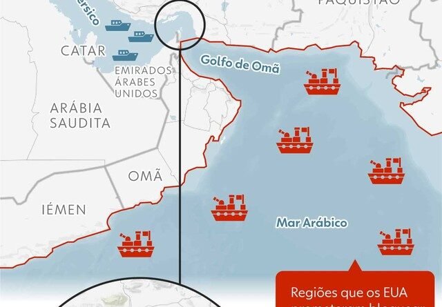 Governo Trump revela que bloqueio no Golfo de Omã já provoca prejuízo de US$ 4,8 bilhões ao Irã