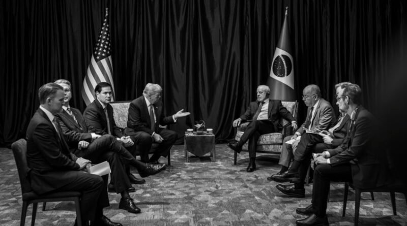 Lula se reúne com Trump acompanhado de cinco ministros