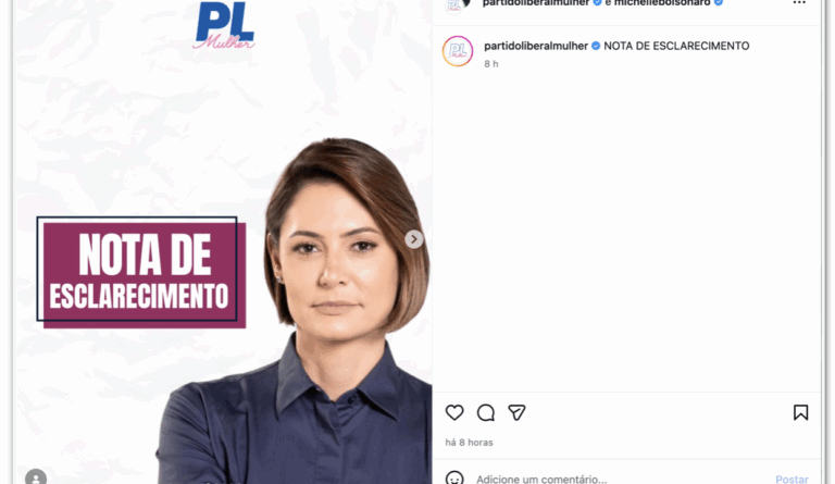 Michelle afirma que remunera cozinheira do PL por serviços prestados após expediente