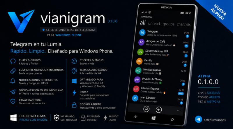 Nova versão do Telegram é lançada para sistema obsoleto há anos