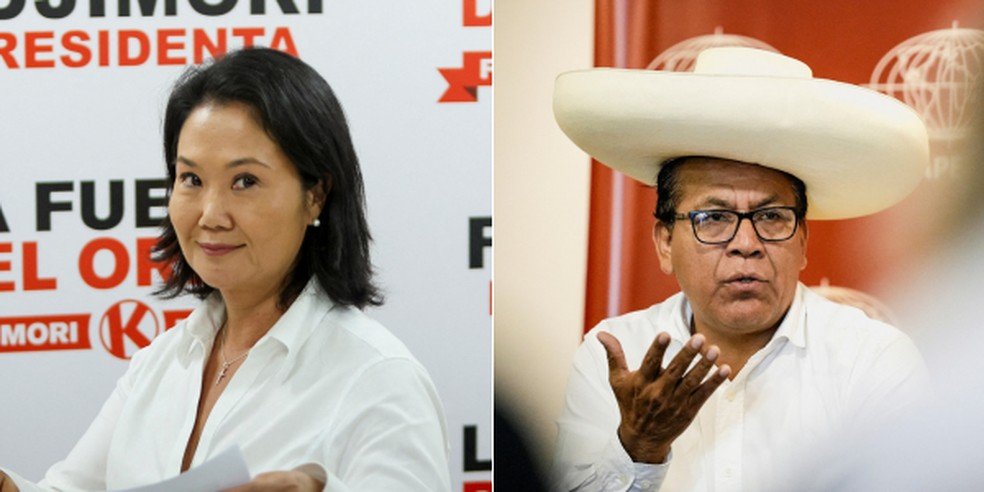 Keiko Fujimori e Roberto Sánchez