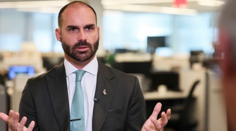 PGR solicita condenação de Eduardo Bolsonaro por coação a ministros do Supremo Tribunal Federal