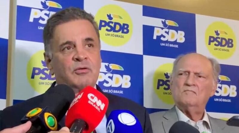 PSDB e Cidadania definem pré-candidatura de Aécio, que analisa proposta