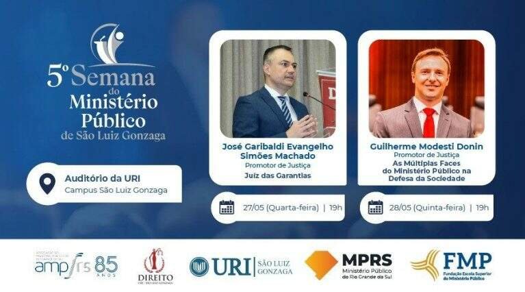 Semana do Ministério Público promove debates sobre direitos e atuação da instituição em São Luiz Gonzaga