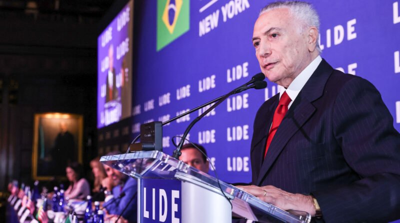 Temer solicita projetos e pacto a candidatos enquanto Zema propõe mudanças e Augusto Cury se apresenta como defensor da pacificação