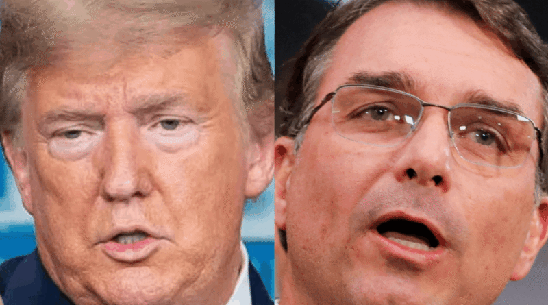 Trump convida Flávio Bolsonaro para visita à Casa Branca