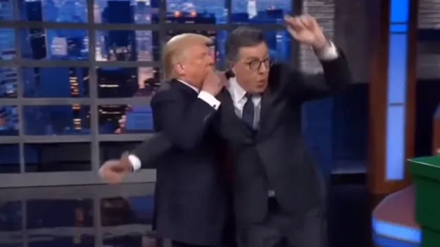 Trump divulga vídeo de IA em que atira apresentador em lata de lixo