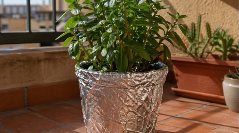 Uso de papel alumínio em vasos de plantas: é realmente vantajoso?