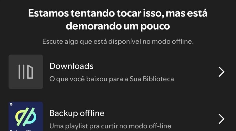 Usuários do Spotify relatam instabilidade no serviço de streaming