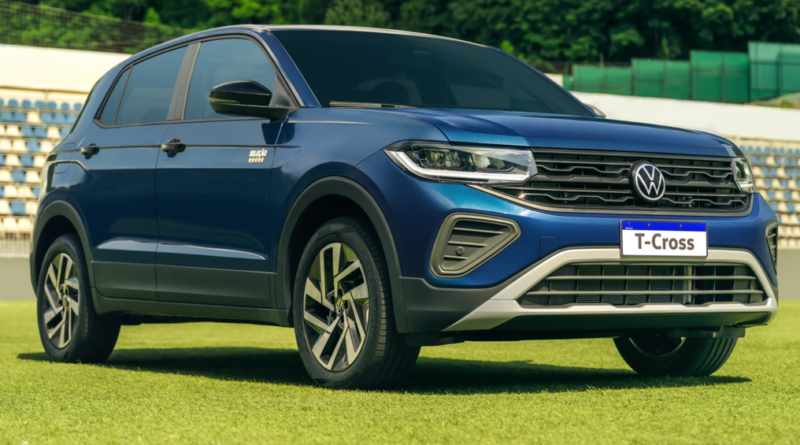 VW transforma T-Cross Canarinho em homenagem ao hexa do Brasil