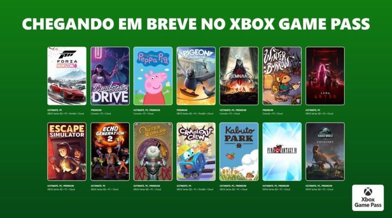XBOX Game Pass anuncia chegada de Forza Horizon 6, Final Fantasy e Remnant II em maio