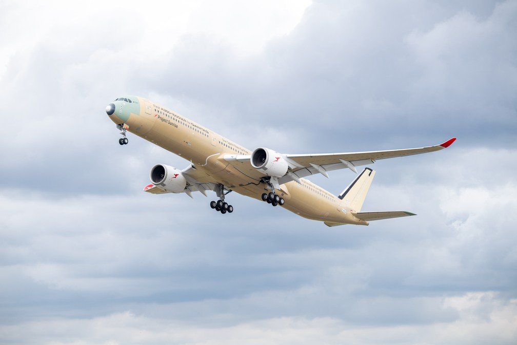 Primeiro voo de teste do A350-1000ULR, da Airbus