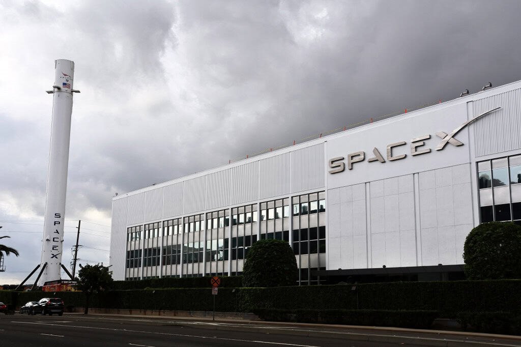 Fachada da SpaceX