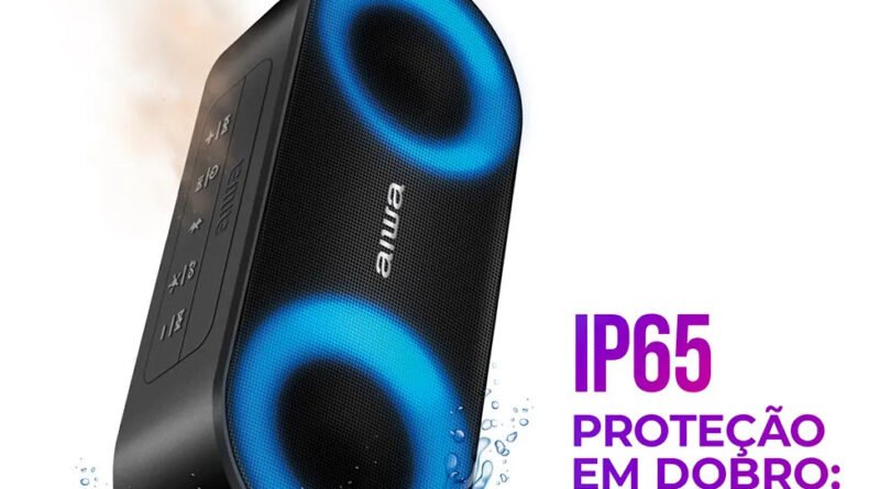 Caixa de som Aiwa AWS-SP-01 é vendida por menos de R$ 200 em oferta relâmpago no Mercado Livre