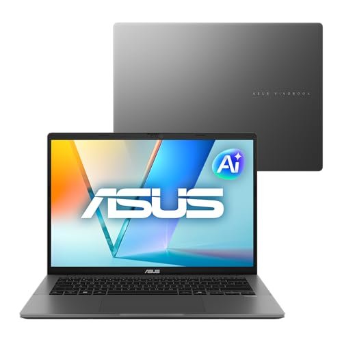 Notebook ASUS Vivobook S14, Intel Core Ultra 5, 16 GB, 512 GB SSD, W11 Home, 14.0'' FHD, Matte Gray
