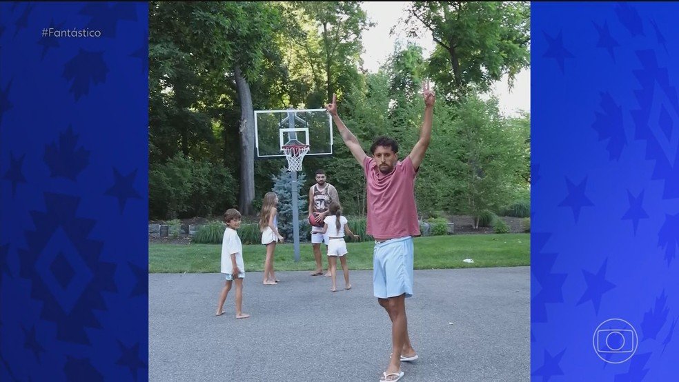 Marquinhos com a família