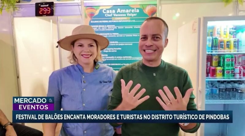 Festival de balões em Pindobas atrai turistas e impulsiona a economia local