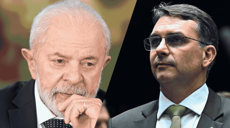 Flávio Bolsonaro anuncia intenção de denunciar Lula no STF por declaração que presidente não fez sobre enforcamento semelhante ao de Tiradentes