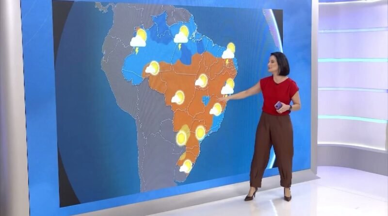 Frio no centro-sul e temperaturas acima de 30ºC na Região Norte do Brasil