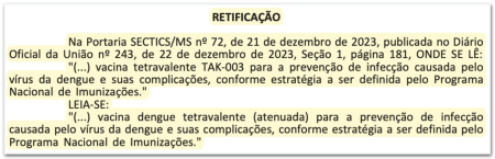 Governo implementa vacina do Butantan contra dengue sem aprovação de comissão
