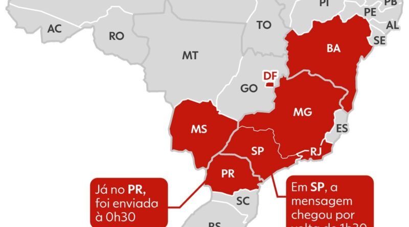 Governo solicitará investigação da Polícia Federal sobre possível invasão ao sistema da Defesa Civil Nacional após alerta extremo
