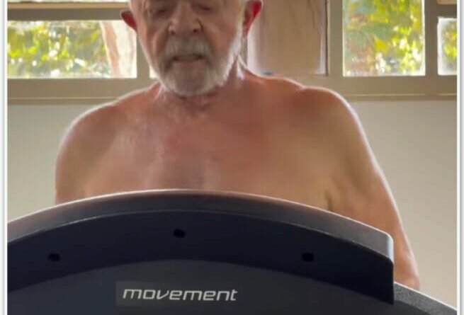 Janja compartilha vídeo de Lula se exercitando durante feriado