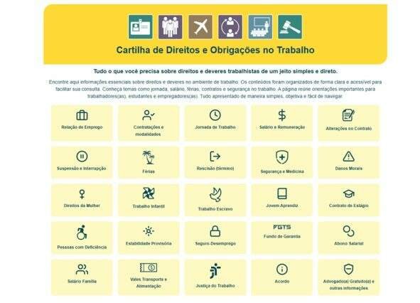Justiça do Trabalho gaúcha publica cartilha detalhando direitos e deveres dos trabalhadores