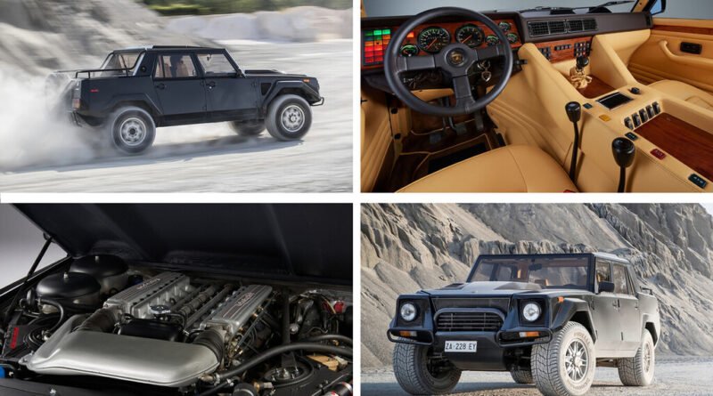 Lamborghini lança veículo off-road para o Exército dos EUA que se torna item de colecionador raro e intocável