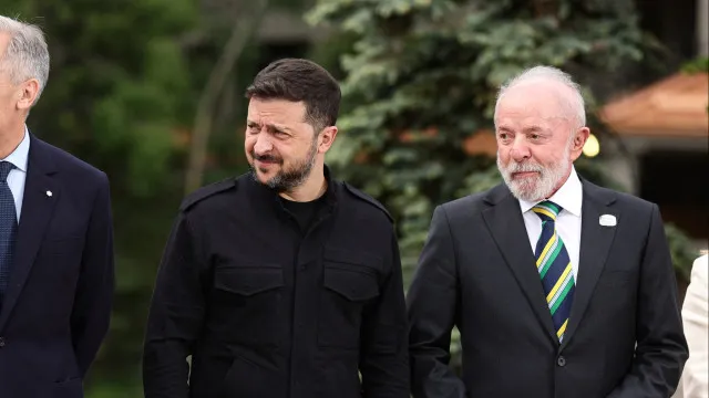 Lula e Zelensky discutem solução diplomática para conflito entre Ucrânia e Rússia