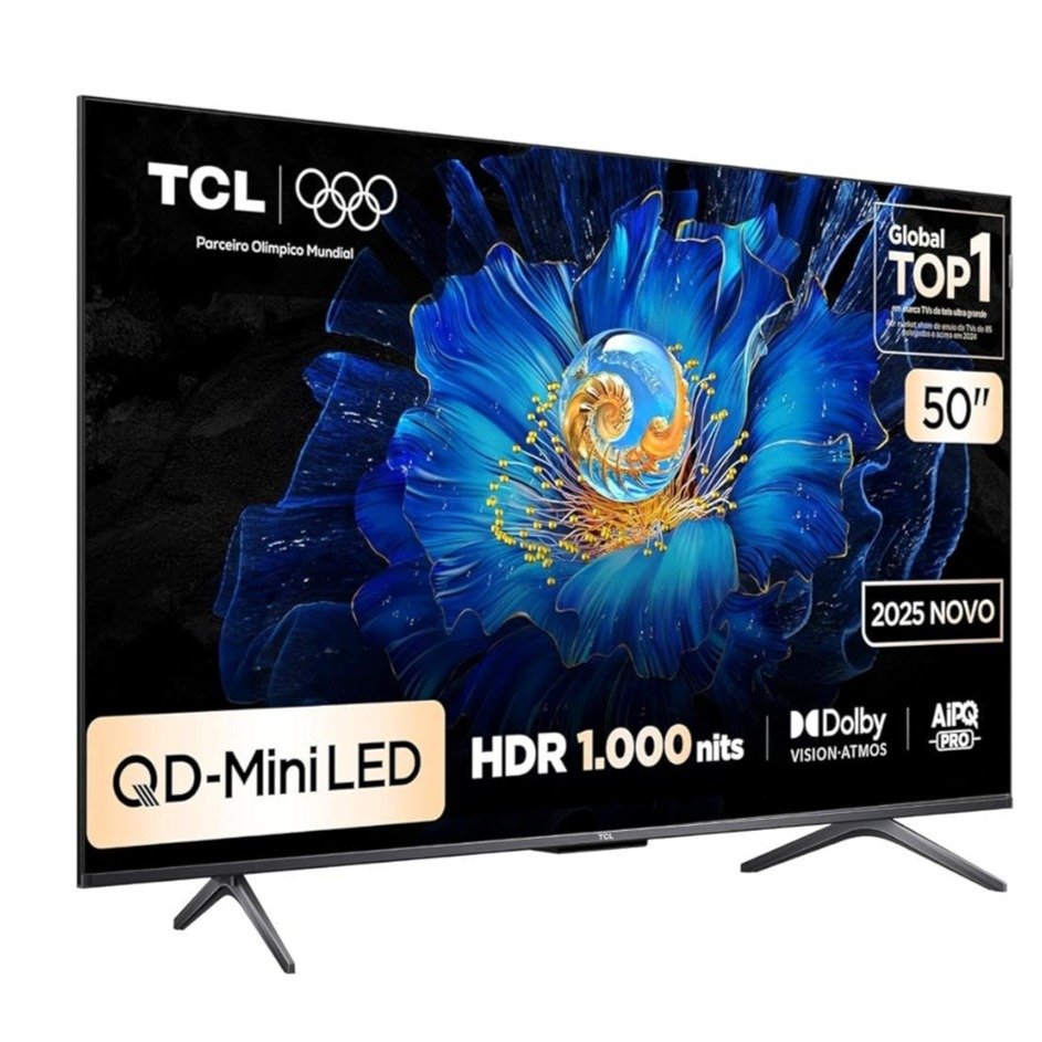 Smart TV TCL 50 Polegadas QLED Mini LED 4K
