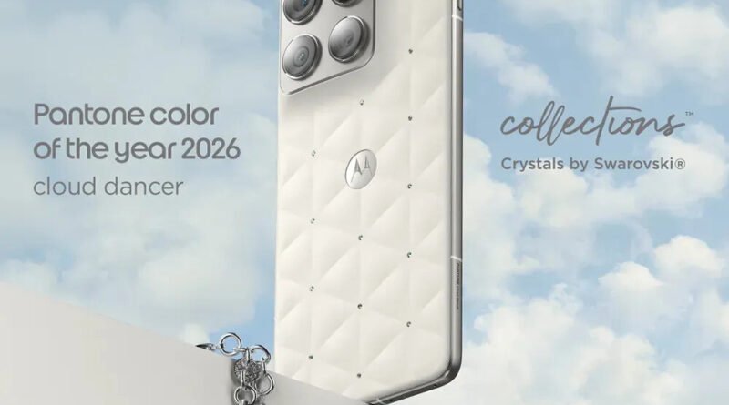 Motorola Edge 70 5G Crystals by Swarovski tem preço reduzido em R$ 1.000 com cupom no Mercado Livre