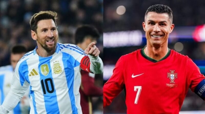 Pesquisa revela que preferência por Messi ou CR7 influencia decisão política