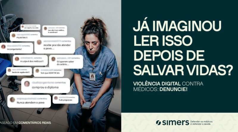 Simers inicia campanha de combate à violência digital contra médicos