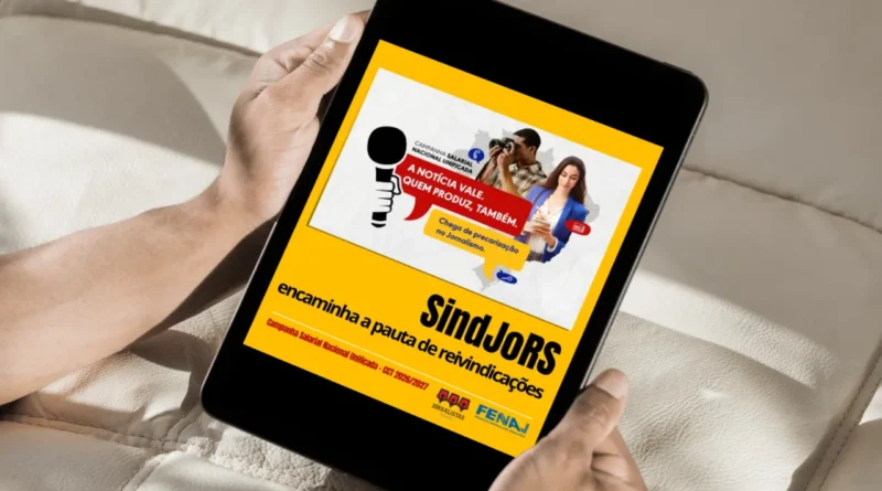 Sindjors apresenta pauta de reivindicações da CCT 2026/2027 ao setor patronal